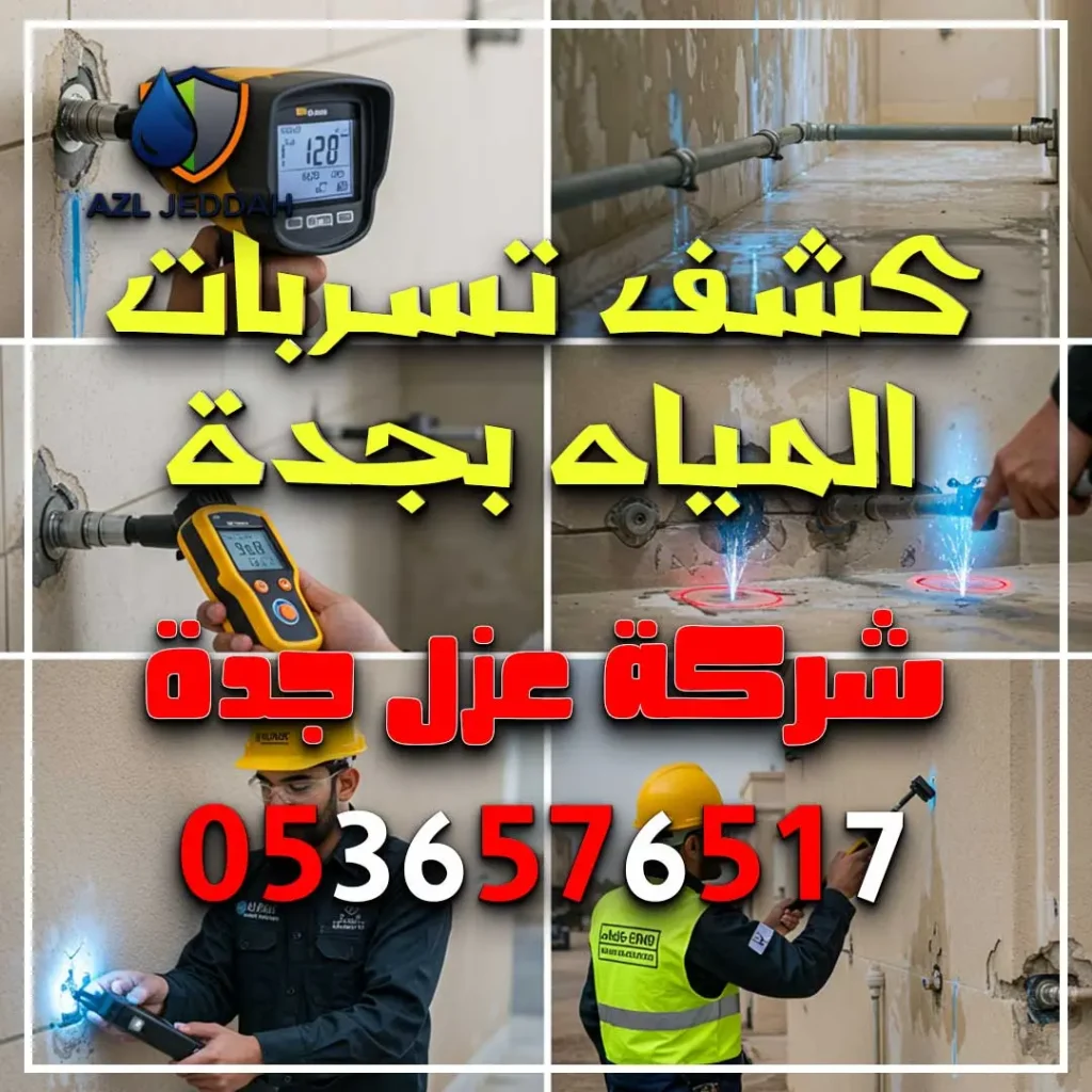 كشف تسربات المياه بجدة