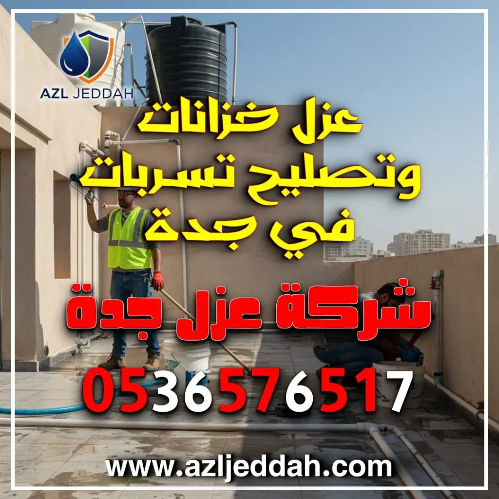 عزل خزانات وتصليح تسربات في جدة